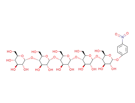 Molecular Structure of 66068-38-0 (a-D-Glucopyranoside, 4-nitrophenyl O-a-D-glucopyranosyl-(1®4)-O-a-D-glucopyranosyl-(1®4)-O-a-D-glucopyranosyl-(1®4)-O-a-D-glucopyranosyl-(1®4)-)