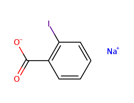 Molecular Structure of 2532-17-4 (o-Iodobenzoic acid sodium salt)