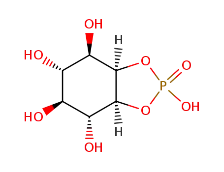 Molecular Structure of 41158-67-2 (myo-inositol-1,2-cyclic phosphate)