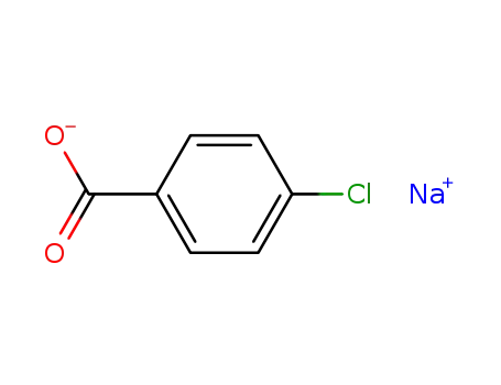 Molecular Structure of 3686-66-6 (SODIUM P-CHLOROBENZOATE)