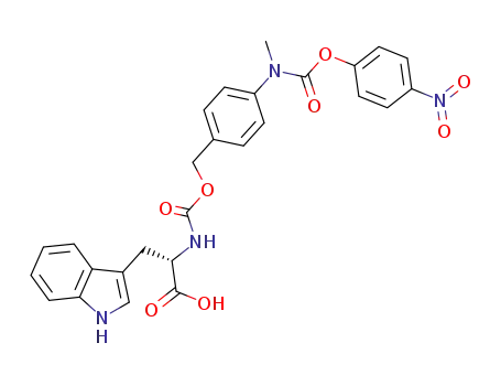 L-Tryptophan,
N-[[[4-[methyl[(4-nitrophenoxy)carbonyl]amino]phenyl]methoxy]carbonyl]
-