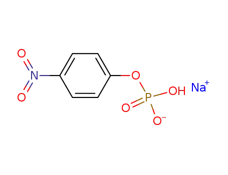 Molecular Structure of 4154-43-2 (Phosphoric acid, mono(4-nitrophenyl) ester, monosodium salt)
