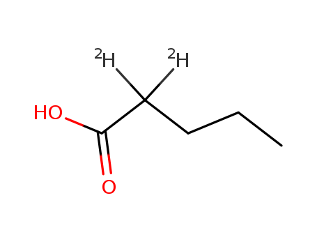 Pentanoic-2,2-d2 acid(9CI)