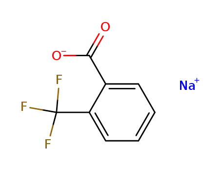 Molecular Structure of 2966-44-1 (sodium 2-(trifluoromethyl)benzoate)