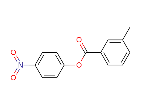 Molecular Structure of 36718-84-0 (Benzoic acid, 3-methyl-, 4-nitrophenyl ester)