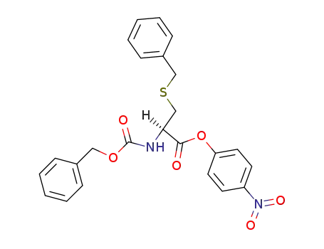 Molecular Structure of 3401-37-4 (Z-CYS(BZL)-ONP)