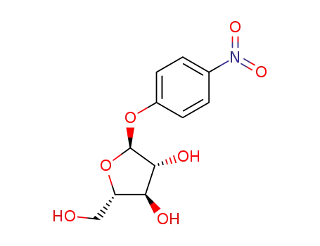 Molecular Structure of 6892-58-6 (4-NITROPHENYL-ALPHA-L-ARABINOFURANOSIDE)