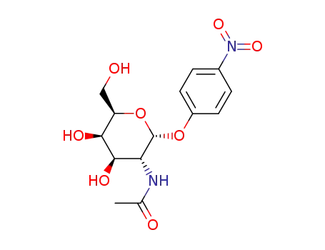 Molecular Structure of 23646-68-6 (p-Nitrophenyl 2-acetamido-2-deoxy-alpha-D-galactopyranoside)
