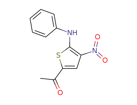 5-acetyl-2-phenylamino-3-nitrothiophene