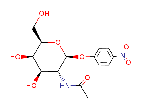 p-nitrophenyl 2-acetamido-2-deoxy-β-D-galactopyranosid...