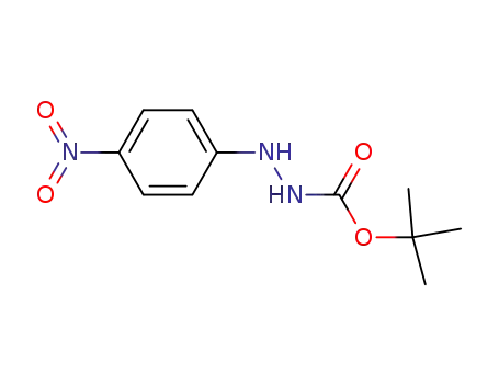Molecular Structure of 92491-67-3 (N'-(4-NITRO-PHENYL)-HYDRAZINECARBOXYLIC ACID TERT-BUTYL ESTER)