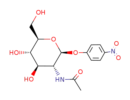 Molecular Structure of 50645-66-4 (P-NITROPHENYL 2-ACETAMIDO-2-DEOXY-ALPHA-D-GALACTOPYRANOSIDE)
