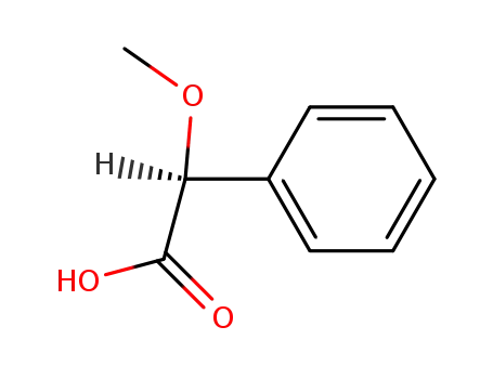 Molecular Structure of 26164-26-1 ((S)-(+)-alpha-Methoxyphenylacetic acid)