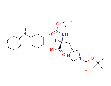 N,1-Bis(Boc)-L-histidine dicyclohexylamine salt