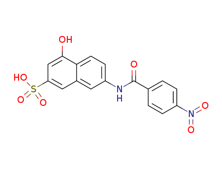 2-Naphthalenesulfonicacid, 4-hydroxy-7-[(4-nitrobenzoyl)amino]-