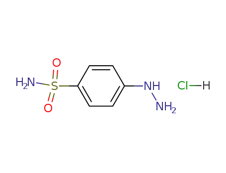 Molecular Structure of 17852-52-7 (4-Hydrazinobenzene-1-sulfonamide hydrochloride)