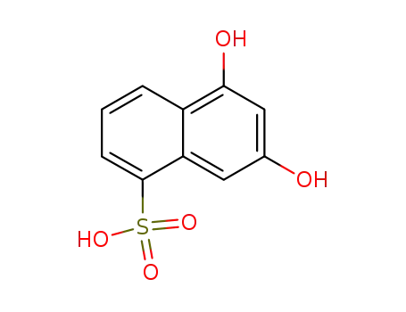 Molecular Structure of 858464-83-2 (5,7-dihydroxy-naphthalene-1-sulfonic acid)