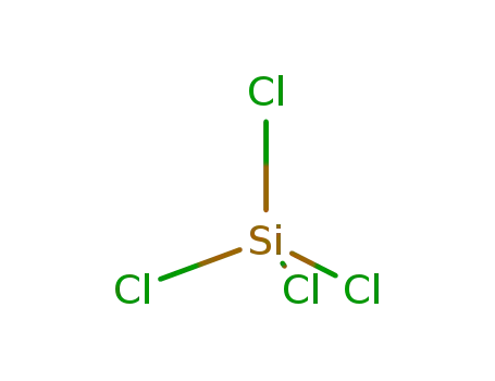 Molecular Structure of 10026-04-7 (Tetrachlorosilane)