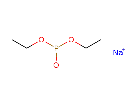 Molecular Structure of 2303-76-6 (Phosphorousacid, diethyl ester, sodium salt (1:1))