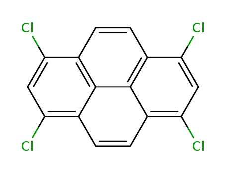 Molecular Structure of 81-29-8 (1,3,6,8-tetrachloropyrene)
