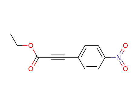 Molecular Structure of 35283-08-0 ((4-NITRO-PHENYL)-PROPYNOIC ACID ETHYL ESTER)