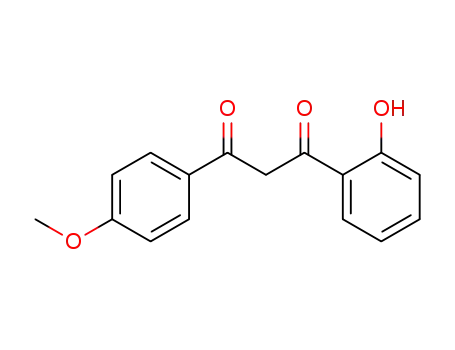 Molecular Structure of 4143-72-0 (1-(1-hydroxyphenyl)-3-(4-methoxyphenyl)propane-1,3-dione)