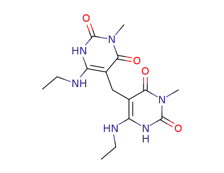 bis(6-Ethylamino-3-methyluracil-5-yl)methane