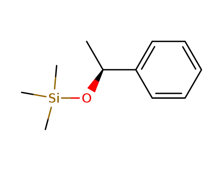 Molecular Structure of 42068-12-2 (Silane, trimethyl(1-phenylethoxy)-, (S)-)
