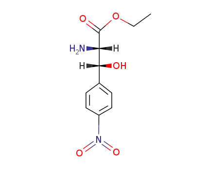 (2<i>S</i>,3<i>R</i>)-2-amino-3-hydroxy-3-(4-nitro-phenyl)-propionic acid ethyl ester