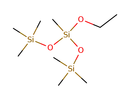Molecular Structure of 17908-27-9 (3-Ethoxy-1,1,1,3,5,5,5-heptamethylpentanetrisiloxane)