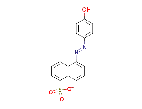 5-(4-hydroxyphenylazo)naphthalene-1-sulphonate