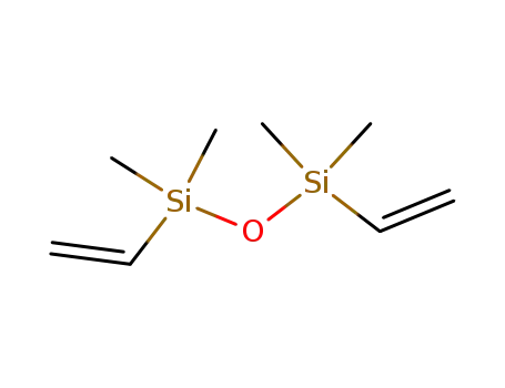 Molecular Structure of 2627-95-4 (Divinyltetramethyldisiloxane)