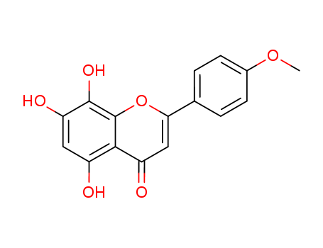 51876-19-8,4H-1-Benzopyran-4-one,5,7,8-trihydroxy-2- (4-methoxyphenyl)- ,