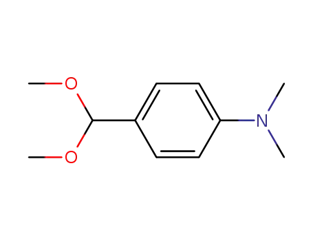 Molecular Structure of 86459-85-0 (4-(N,N-dimethylamino)benzaldehyde dimethyl acetal)
