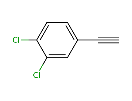 Molecular Structure of 556112-20-0 (3,4-Dichlorophenylacetylene)