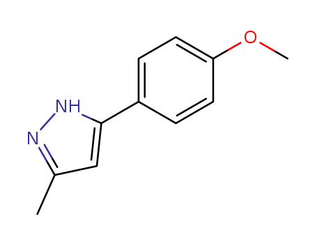 Methyl 4-(5-methyl-1H-pyrazol-3-yl)phenyl ether