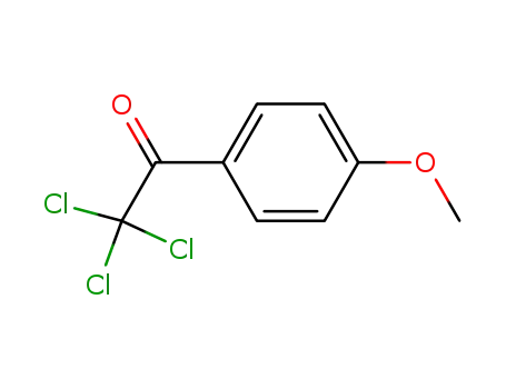 Molecular Structure of 36458-91-0 (2,2,2-trichloro-1-(4-methoxyphenyl)ethan-1-one)