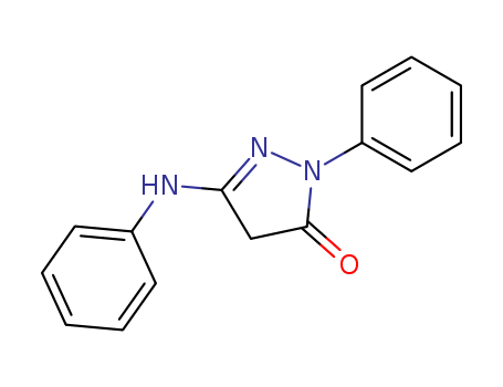 3H-Pyrazol-3-one, 2,4-dihydro-2-phenyl-5-(phenylamino)-