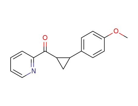 Molecular Structure of 338415-92-2 ([2-(4-METHOXYPHENYL)CYCLOPROPYL](2-PYRIDINYL)METHANONE)