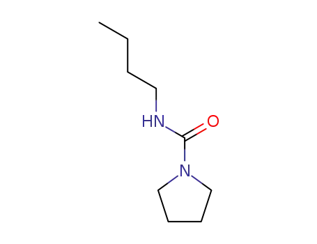 Molecular Structure of 1461-78-5 (1-Pyrrolidinecarboxamide, N-butyl-)