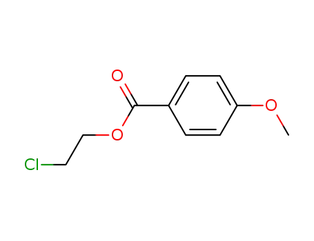 Molecular Structure of 5452-06-2 (2-chloroethyl 4-methoxybenzoate)