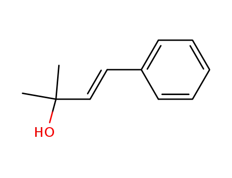 Molecular Structure of 57132-28-2 (3-Buten-2-ol, 2-methyl-4-phenyl-, (3E)-)