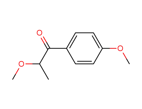 Molecular Structure of 82461-55-0 (1-Propanone, 2-methoxy-1-(4-methoxyphenyl)-)