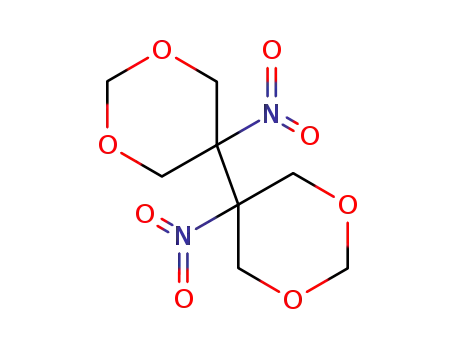 Molecular Structure of 86251-74-3 (5-nitro-5-(5-nitro-1,3-dioxa-5-cyclohexyl)-1,3-dioxacyclohexane)