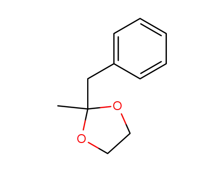 Molecular Structure of 4362-18-9 (1-Phenyl-2-propanone ethylene acetal)