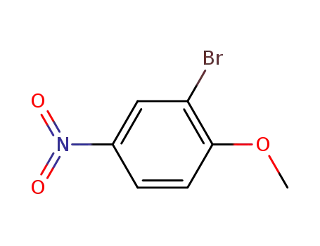 Molecular Structure of 5197-28-4 (2-Bromo-4-nitroanisole)