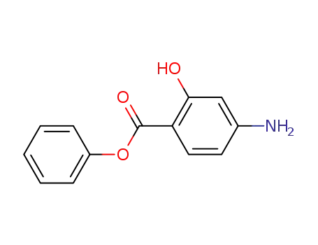 Molecular Structure of 133-11-9 (Phenyl-4-aminosalicylate)