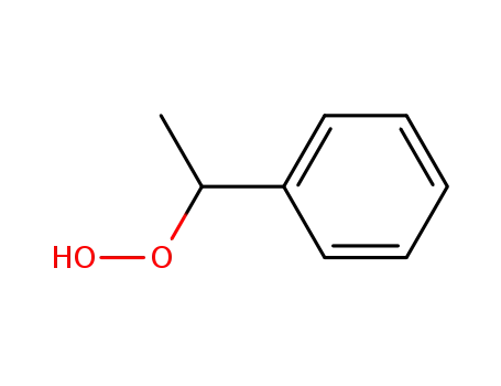 Molecular Structure of 3071-32-7 (1-phenylethyl hydroperoxide)