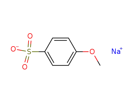 Molecular Structure of 6140-09-6 (sodium 4-methoxy-benzenesulfonate)