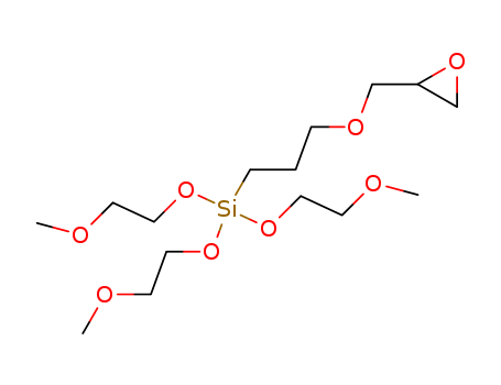 17907-81-2,6,6-Bis(2-methoxyethoxy)oxiran-11-yl-2,5,10-trioxa-6-silaundecane,